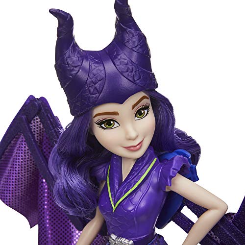 Disney Descendants Dragon Queen Mal, Fashion Doll Transforms to Winged Dragon