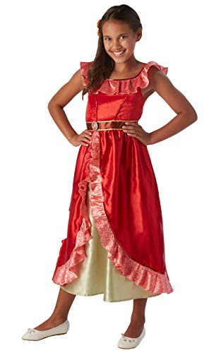 Disney - Disfraz de Elena de Avalor Deluxe para niña, infantil 7-8 años (Rubie's 630038-L)