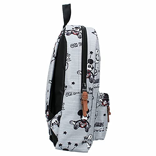 Disney Fashion Mochila Mickey Mouse That One Friend, color gris, talla única