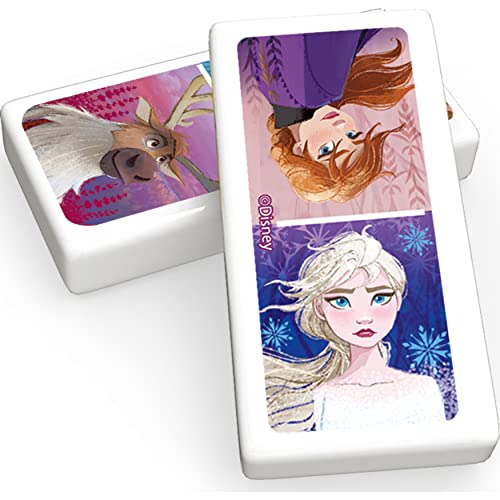 Disney Frozen 2 6053258 - Caja de Metal Dominos Frozen 2