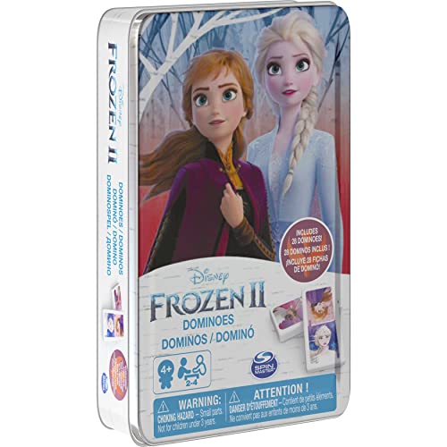 Disney Frozen 2 6053258 - Caja de Metal Dominos Frozen 2