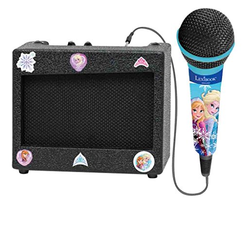 Disney Frozen - Altavoz para Karaoke/Amplificador Portátil con Micrófono (Lexibook K900FZ)