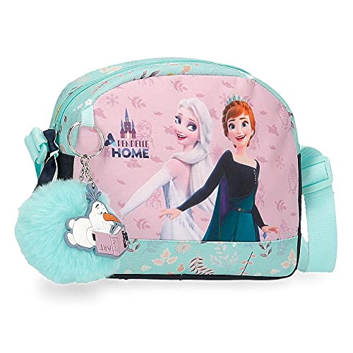 Disney Frozen Arendelle is Home Bandolera Azul 20,5x16,5x6 cms Poliéster