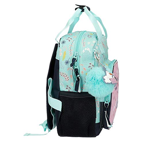 Disney Frozen Arendelle is Home Mochila Preescolar adaptable Azul 23x28x10 cms Poliéster 6,44L