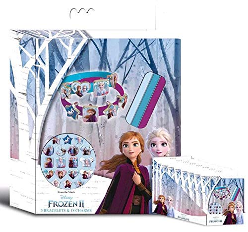 Disney Frozen- Caja 3 Pulseras 2, Multicolor (Kids WD20770)