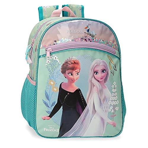 Disney Frozen Follow Your Dreams Mochila Adaptable Azul 27x33x11 cms Poliéster 9,8L