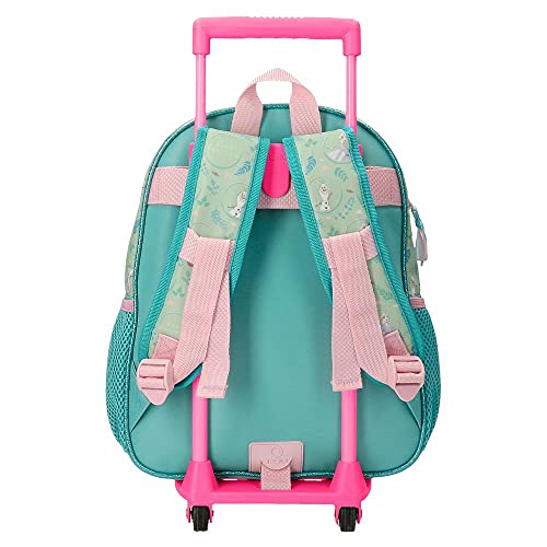 Disney Frozen Follow Your Dreams Mochila con Carro Azul 27x33x11 cms Poliéster 9,8L