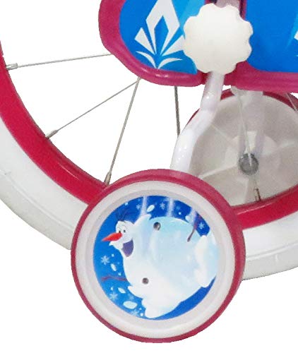 Disney Frozen Ice Look, Bicicleta para niña, Azul, Blanco, Fucsia, 16 Pulgadas