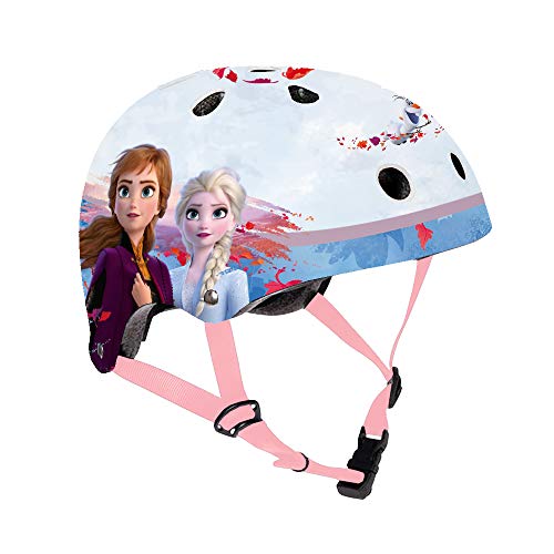 Disney Frozen II - Casco de Bicicleta Nut para niño – El Secreto de Arendelle Frozen 2 Casco de protección para niños Talla Ajustable 53 – 55 cm