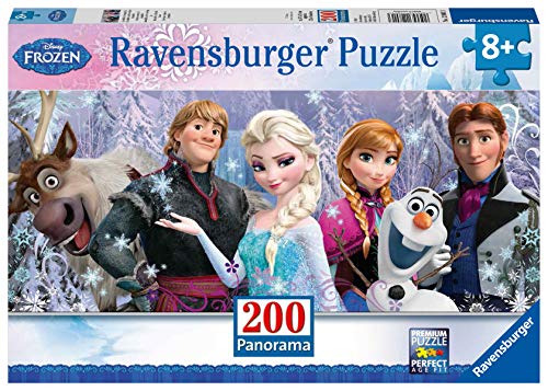 Disney Frozen Puzzles con diseño Panorama, 200 Piezas, XXL (Ravensburger 12801)