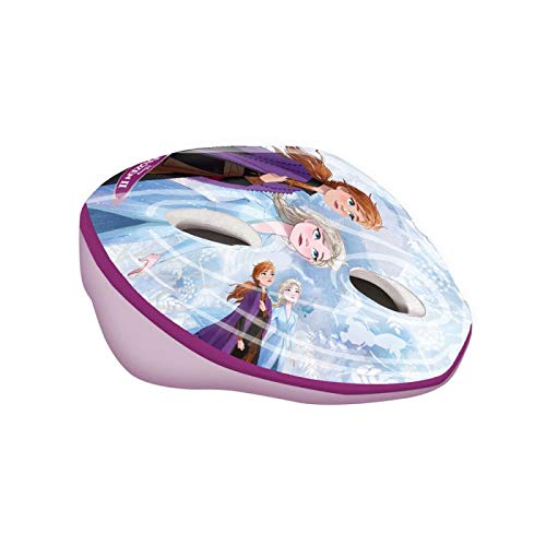 Disney II Casco de Bicicleta Easy Niño – El Secreto de Arendes Frozen 2 Casco de protección para niños, Talla Ajustable, Multicolor, 53-55 cm