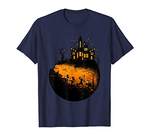 Disney Mickey And Friends Halloween Group Shot Camiseta