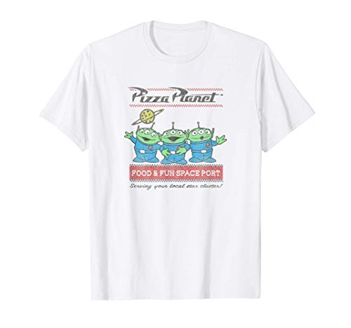 Disney Pixar Toy Story Pizza Planet Aliens Camiseta