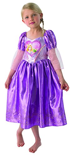 Disney Princess - Disfraz Rapunzel Enredados (Rapunzel) para niña, talla S, para 3 - 4 años (Rubies 610281S)