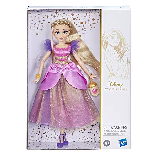 Disney Princess Style Series 10 Rapunzel, muñeca de Moda de Estilo contemporáneo, Ropa y Accesorios, Juguete para niñas de 6 años en adelante (Hasbro F1247)