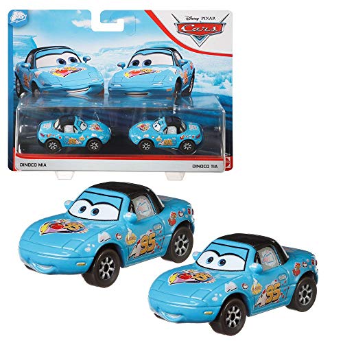 Disney Selección Doble Pack Cars | Modelos Vehículos 2020 | Cast 1:55 | Mattel, Cars Doppelpacks:Dinoco MIA & Tia