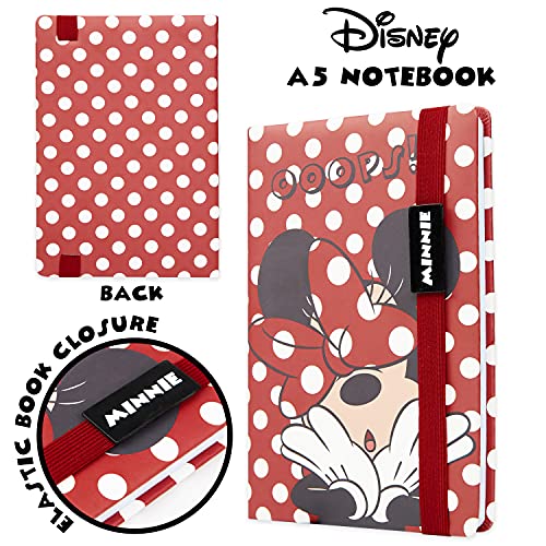 Disney Set De Papeleria de Minnie Mouse con Boligrafos Bonitos, Estuche Escolar y Libretas Bonitas, Regalos para Profesoras