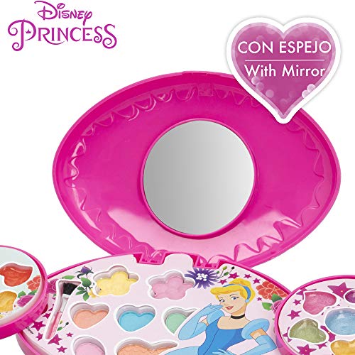 Disney - Set maquillaje Princesas Disney para niñas y niños 5 años, Pintauñas, Manicura juguete, Regalos para niñas (77214)