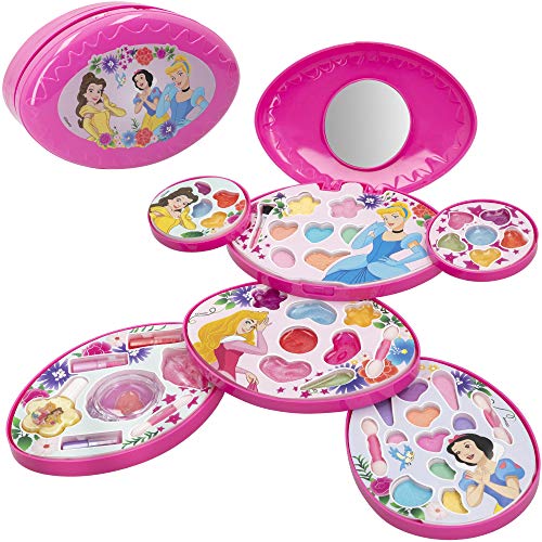 Disney - Set maquillaje Princesas Disney para niñas y niños 5 años, Pintauñas, Manicura juguete, Regalos para niñas (77214)