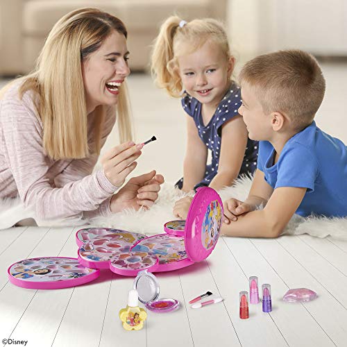 Disney - Set maquillaje Princesas Disney para niñas y niños 5 años, Pintauñas, Manicura juguete, Regalos para niñas (77214)