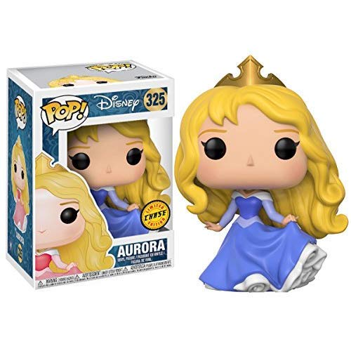 Disney Sleeping Beauty Princess Figura de Vinilo Aurora with Chase, Color Surtido (Funko 21211)