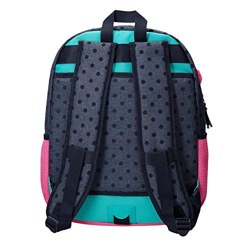 Disney Sweet Dreams Minnie Mochila Escolar, 42 cm, Adaptable, color Azul