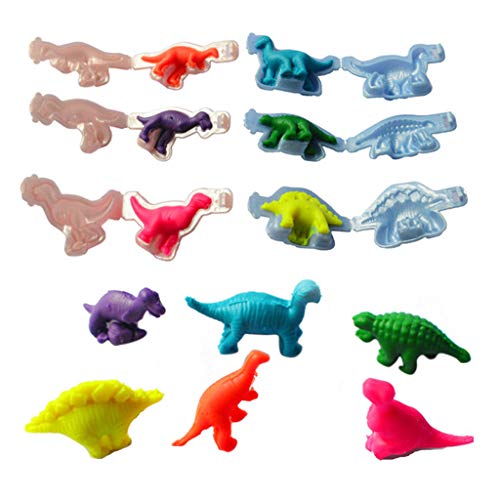 DIY dinosaurio plastilina molde herramientas de arcilla moldes kit de juguete de modelado de masas juguetes de arcilla moldes de silicona