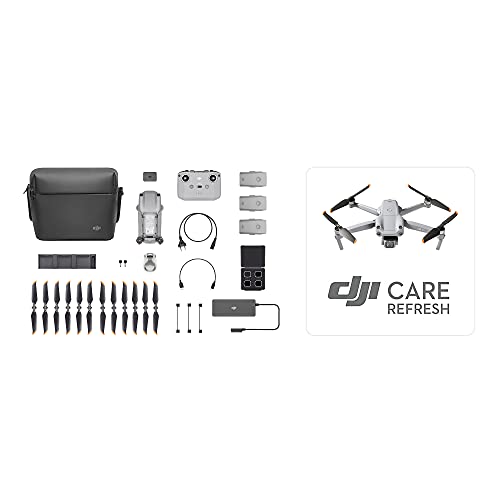 DJI Air 2S Worry-Free Fly More Combo Drone Quadcopter, Gimbal a 3 Assi con Fotocamera, Video 5.4K, Sensore CMOS 1”, MasterShots, Offre Due Sostituzioni in un Anno, Copre Diversi Tipi di Incidenti