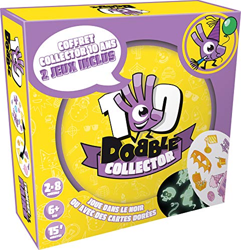 Dobble Collector de 10 años Asmodee - Juego de Mesa - Juego de Mesa - Juego de observación y Velocidad