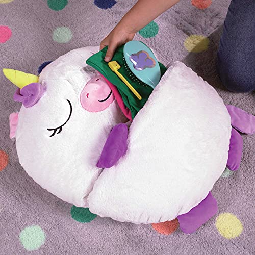 Dormi Locos Peluches Pequeños-Unicornio Blanco, Color (Concentra 506019)