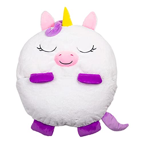 Dormi Locos Peluches Pequeños-Unicornio Blanco, Color (Concentra 506019)