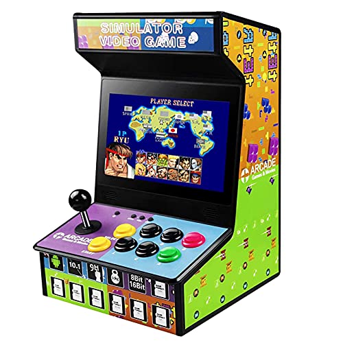 DOYO Maquina Arcade Consola Retro, Recreativa Portátil con Joystick y Pantalla de Vídeo, Arcade Cabinet es Compatible con NES, SNES, GBA, Sega, PS, DC, MAME