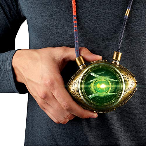 DR. STRANGE Marvel Legends Series Doctor Strange - Ojo de Agamotto - Talismán electrónico Coleccionable para Juego de rol - Edad Recomendada: 14+