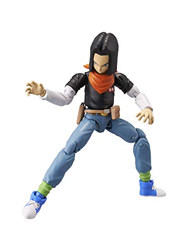 Dragon Ball- Figura Deluxe Androide 17, Color (Bandai 36183)