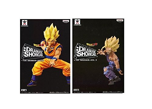 Dragon Ball Z DRAMATIC SHOWCASE vol.1 Gohan & vol.2 Goku parent-child Kamehameha set of 2