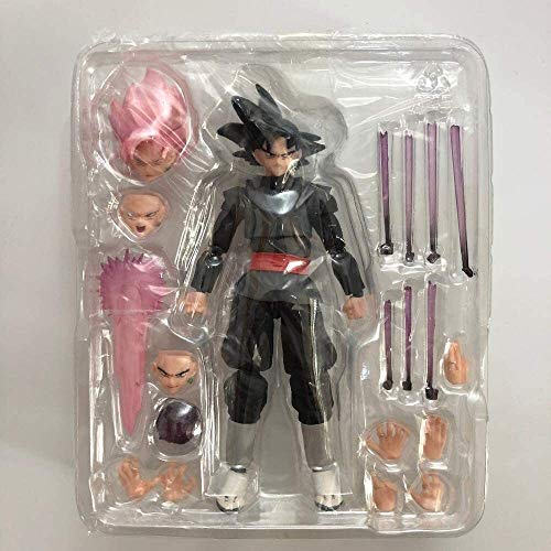 Dragon Ball Z Goku Rose Black Zamasu Anime ACCIÓN Figura Gokou PVC Figuras Coleccionable Modelo de carácter Estatua Estatua Juguetes Adornos de escritorio