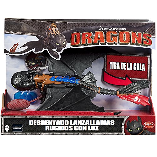 Dragons - Desdentado Rugidos, lanzallamas con luz (Bizak 61926602)