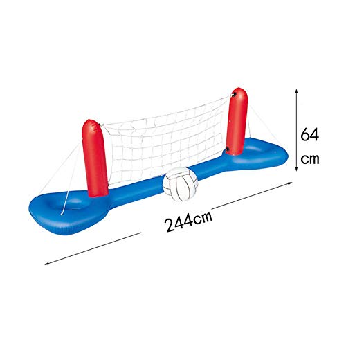 Dreafly Piscina Inflable Juguete Flotante Deportes acuáticos Voleibol/Balonmano/Accesorio de Baloncesto Juego de natación para niños Adultos