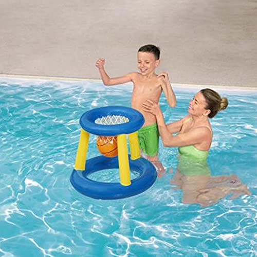 Dreafly Piscina Inflable Juguete Flotante Deportes acuáticos Voleibol/Balonmano/Accesorio de Baloncesto Juego de natación para niños Adultos