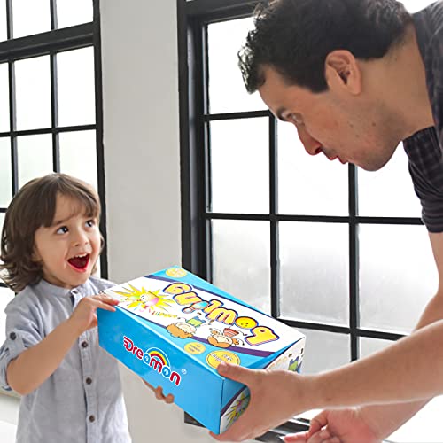 Dreamon Bolos Infantiles Juegos de Exterior y Interior Juego de Bolos Regalo para Niños Niñas Bebe 3 4 Años con 10 Alfileres 2 Bolas