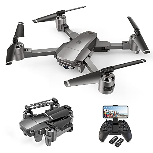 Drone A15F con cámara gran angular 1080P FHD de 120 °, posicionamiento de flujo óptico, función Sígueme, vuelo por trayectoria, control de voz y gestos, duración de la batería de 24 minutos