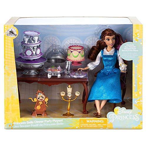 DS Disney Store - Muñeca La Bella y la Bestia, Juego Play Grande Deluxe, 30 cm, Princesa Original