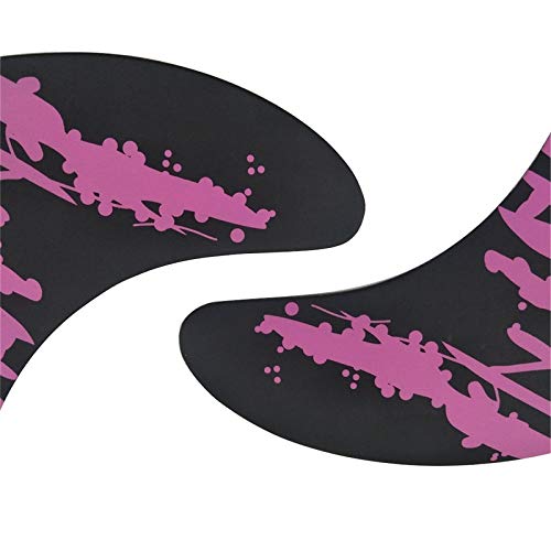 DUNLIN Aletas de Fibra de Vidrio Aletas de Surf Púrpura Fin de Surf Accesorios de Tabla de Surf Accesorios FCS AUTAS (Color : Purple Black)