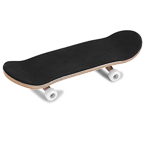 Duokon Mini Diapasón, Patineta de Dedos Profesional Maple Wood Monopatines de Juguete para Dedos DIY Assembly Skate Boarding Toy Juegos de Deportes Regalo para Niños