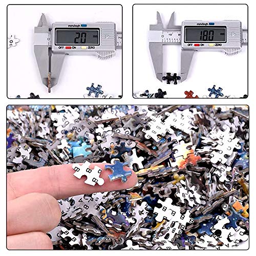 EACHHAHA 1000 Piezas Puzzle,Doce Constelaciones Redondas Puzzles para Adultos, Rompecabezas de Piso Juego de Rompecabezas y Juego Familiar