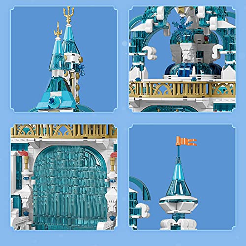 EAYOK Castillo modular de princesa Mould King 11007, 1098 + bloques de construcción, compatible con Lego Disney Princess Frozen