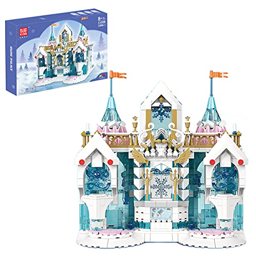 EAYOK Castillo modular de princesa Mould King 11008, 1096 + bloques de construcción, compatible con Lego Disney Princess Frozen