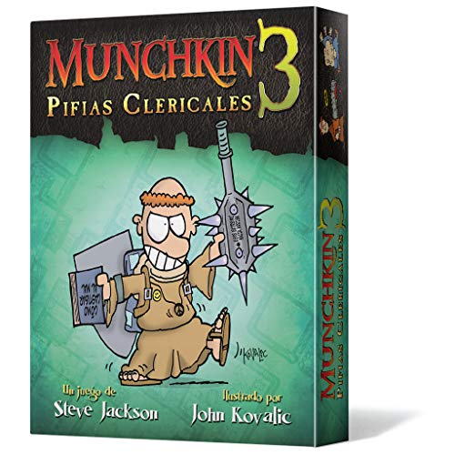 Edge Entertainment - Munchkin 3: Pifias clericales, juego de mesa