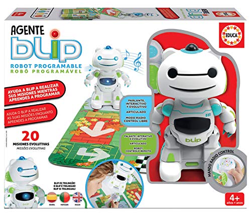 Educa - Agente Blip Robot Programable educativo para niños, Inicio a la programación, a partir de 4 años (17910)