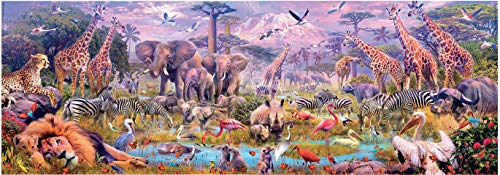 Educa - Animales Salvajes 2 Puzzles x 100 Piezas, Multicolor (18606)